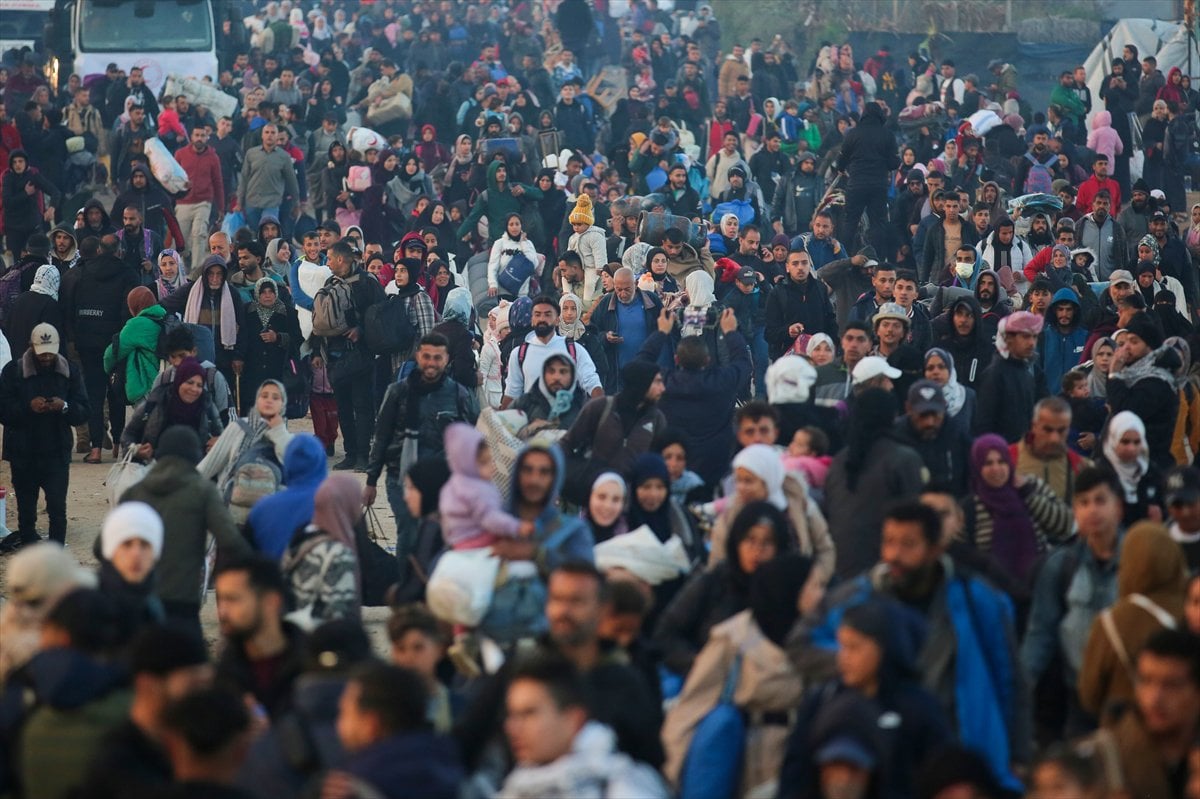 Gazzeliler, kuzeydeki topraklarına dönmeye başladı