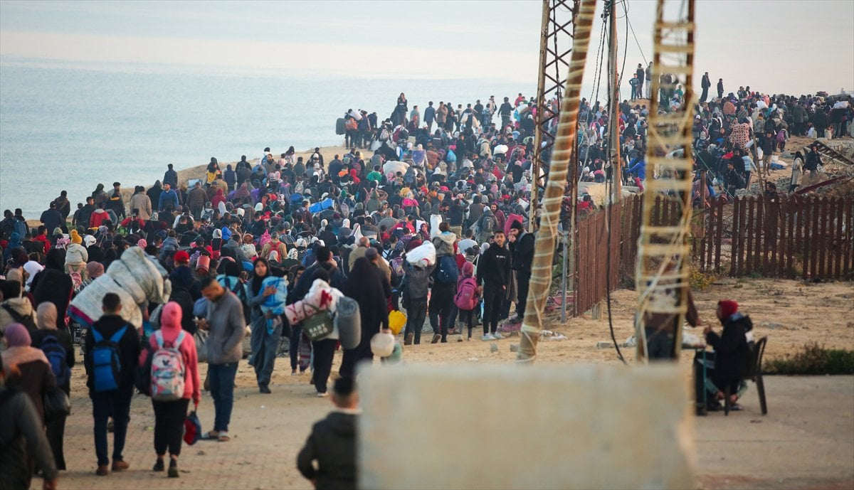 Gazzeliler, kuzeydeki topraklarına dönmeye başladı