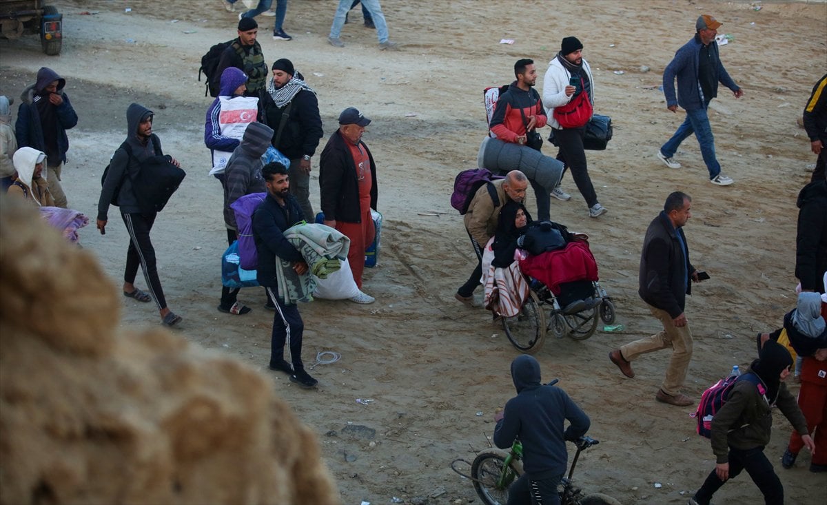 Gazzeliler, kuzeydeki topraklarına dönmeye başladı