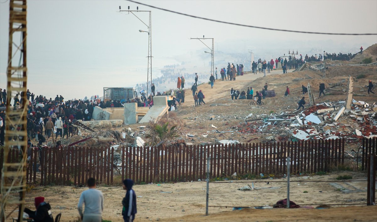 Gazzeliler, kuzeydeki topraklarına dönmeye başladı