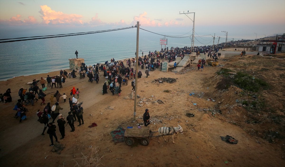Gazzeliler, kuzeydeki topraklarına dönmeye başladı
