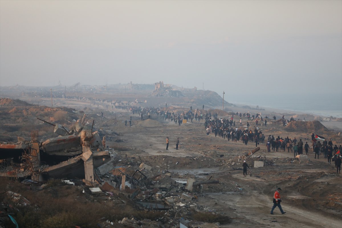 Gazzeliler, kuzeydeki topraklarına dönmeye başladı