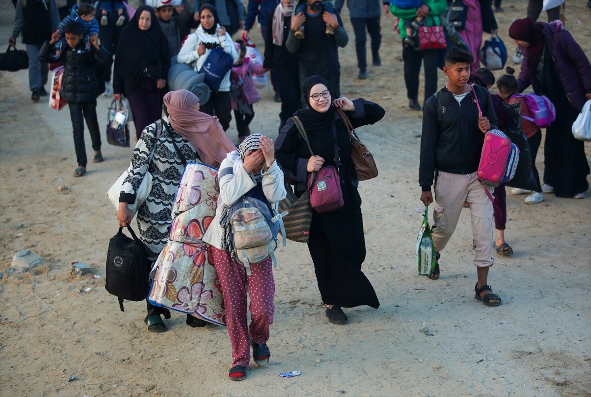 Gazzeliler, kuzeydeki topraklarına dönmeye başladı