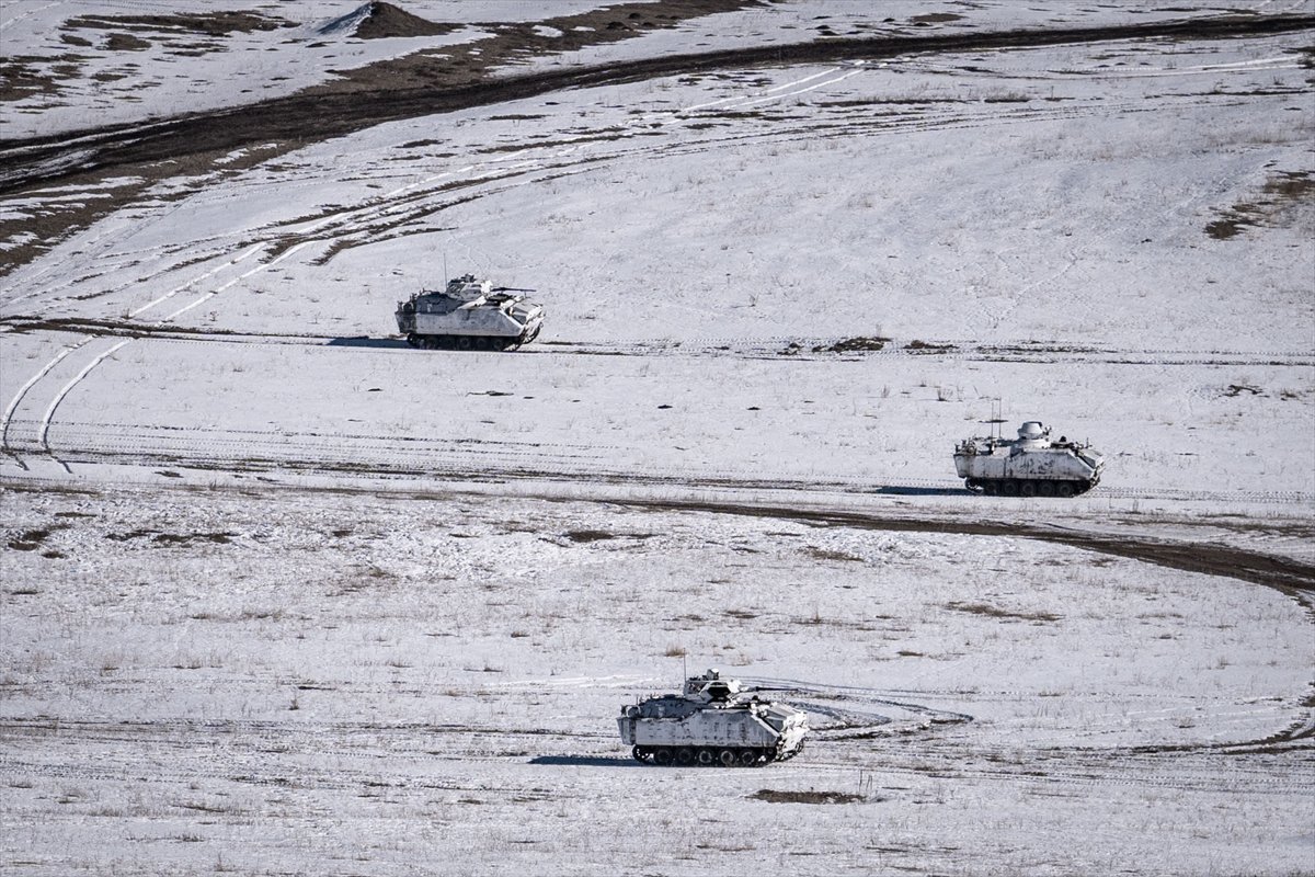 Türk Silahlı Kuvvetlerinin Kars'taki "Kış-2025 Tatbikatı" sürüyor