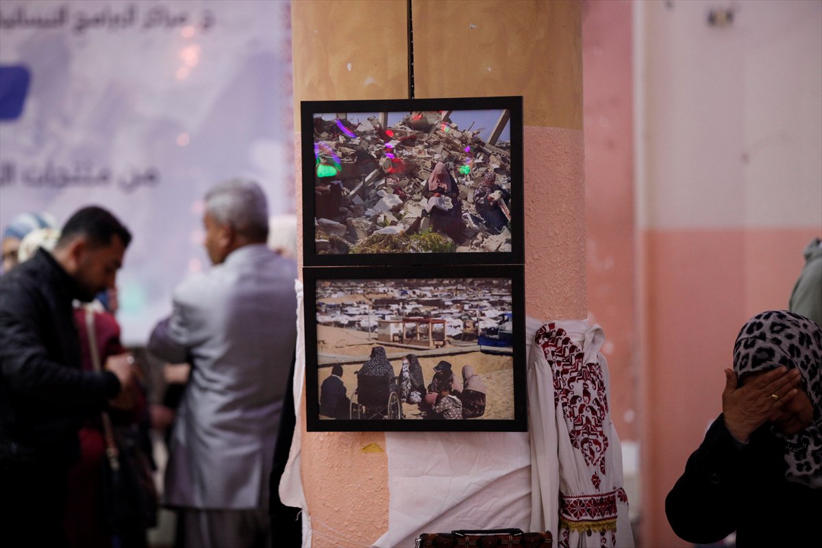 Gazze’de Kadınlar Günü’nde umudun ve direnişin sergisi