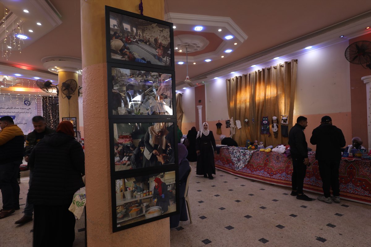 Gazze’de Kadınlar Günü’nde umudun ve direnişin sergisi