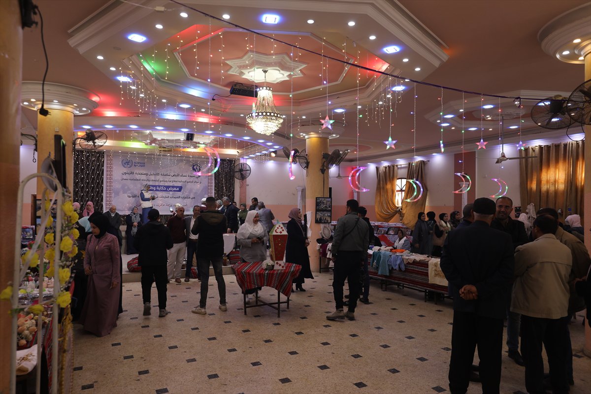 Gazze’de Kadınlar Günü’nde umudun ve direnişin sergisi