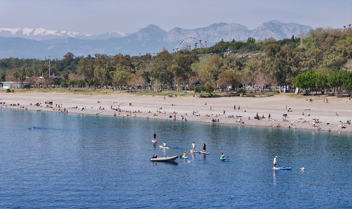 Antalya'ya yaz geldi