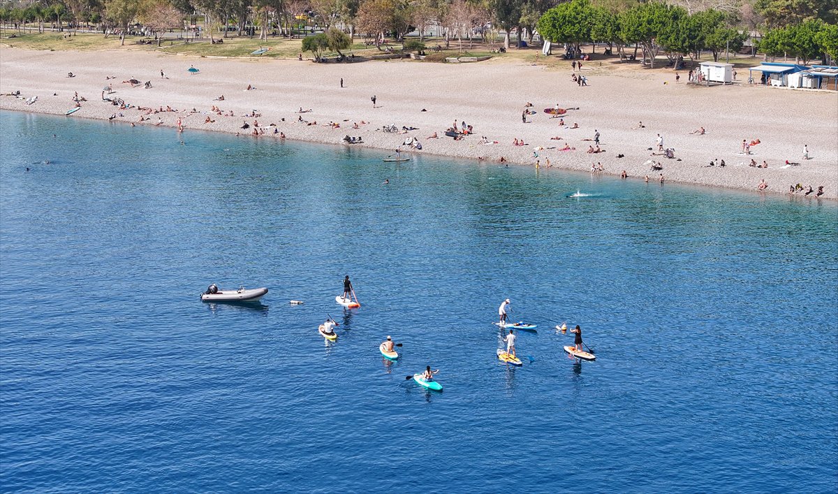 Antalya'ya yaz geldi