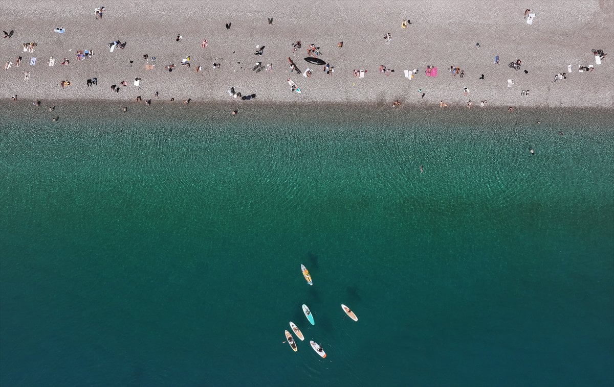 Antalya'ya yaz geldi