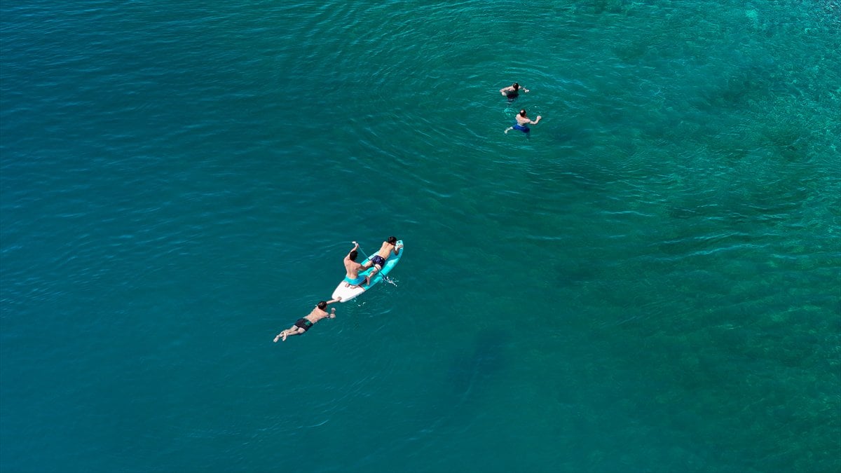 Antalya'ya yaz geldi