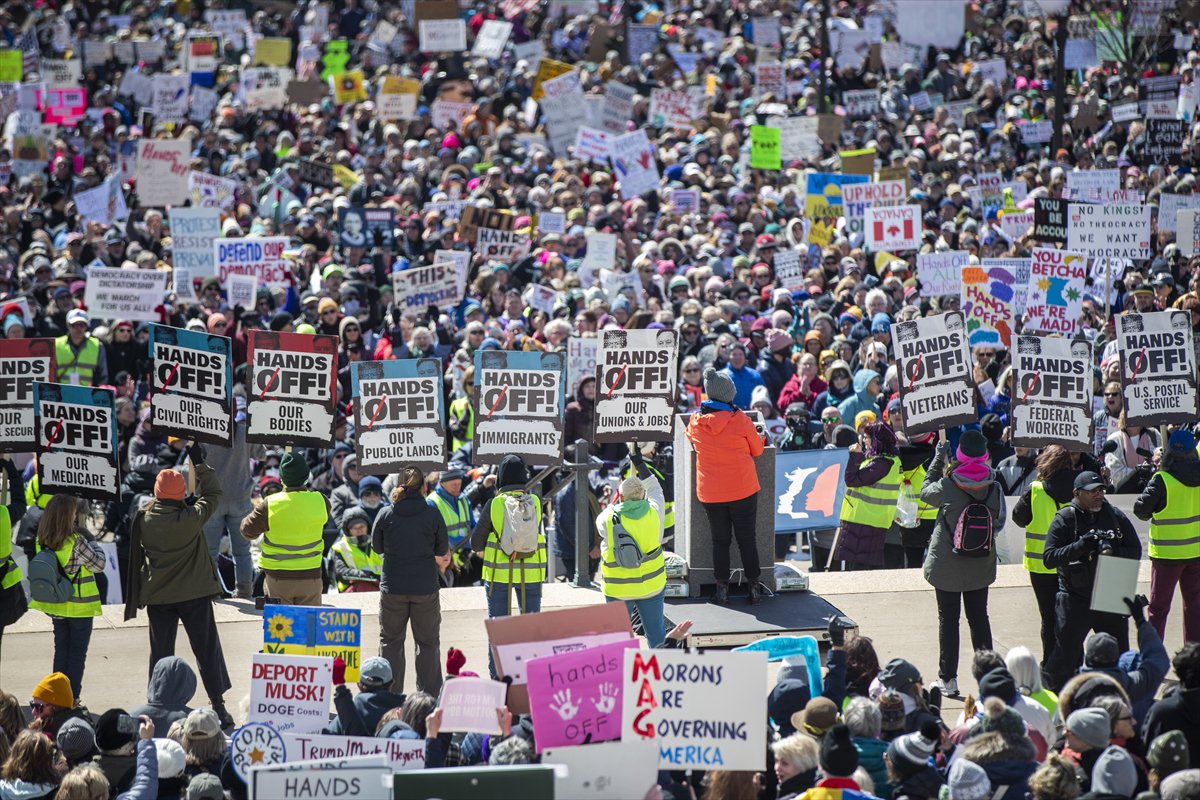 ABD genelinde Donald Trump yönetimine karşı protesto gösterileri gerçekleştirildi