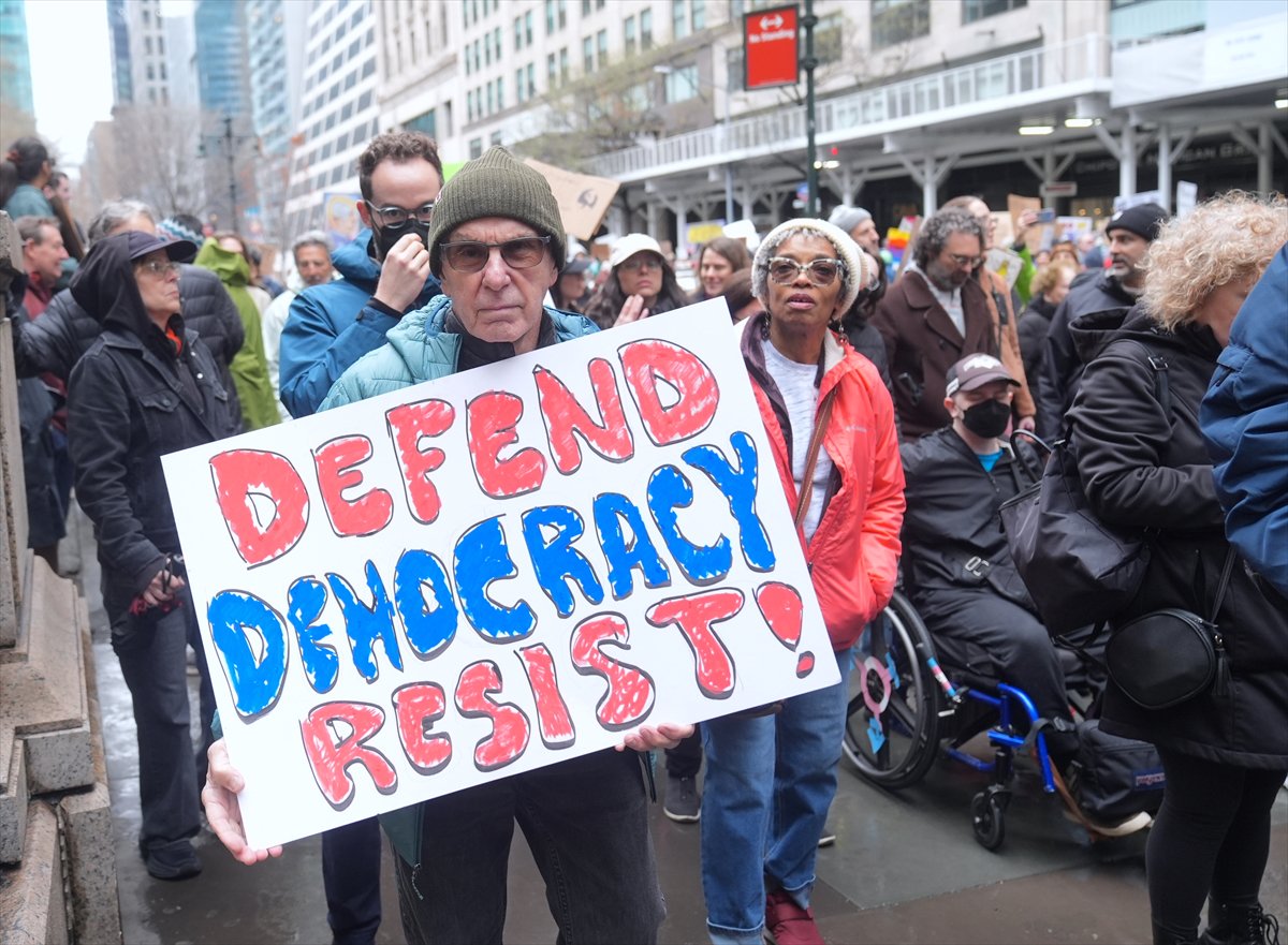 ABD genelinde Donald Trump yönetimine karşı protesto gösterileri gerçekleştirildi