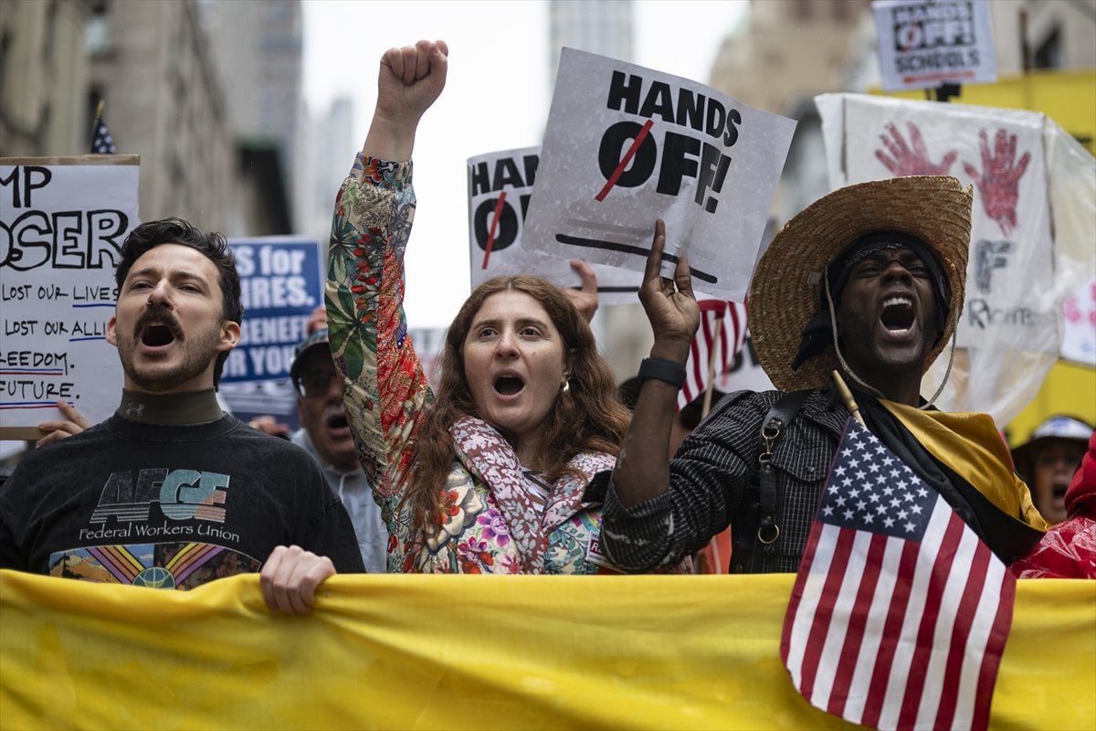ABD genelinde Donald Trump yönetimine karşı protesto gösterileri gerçekleştirildi
