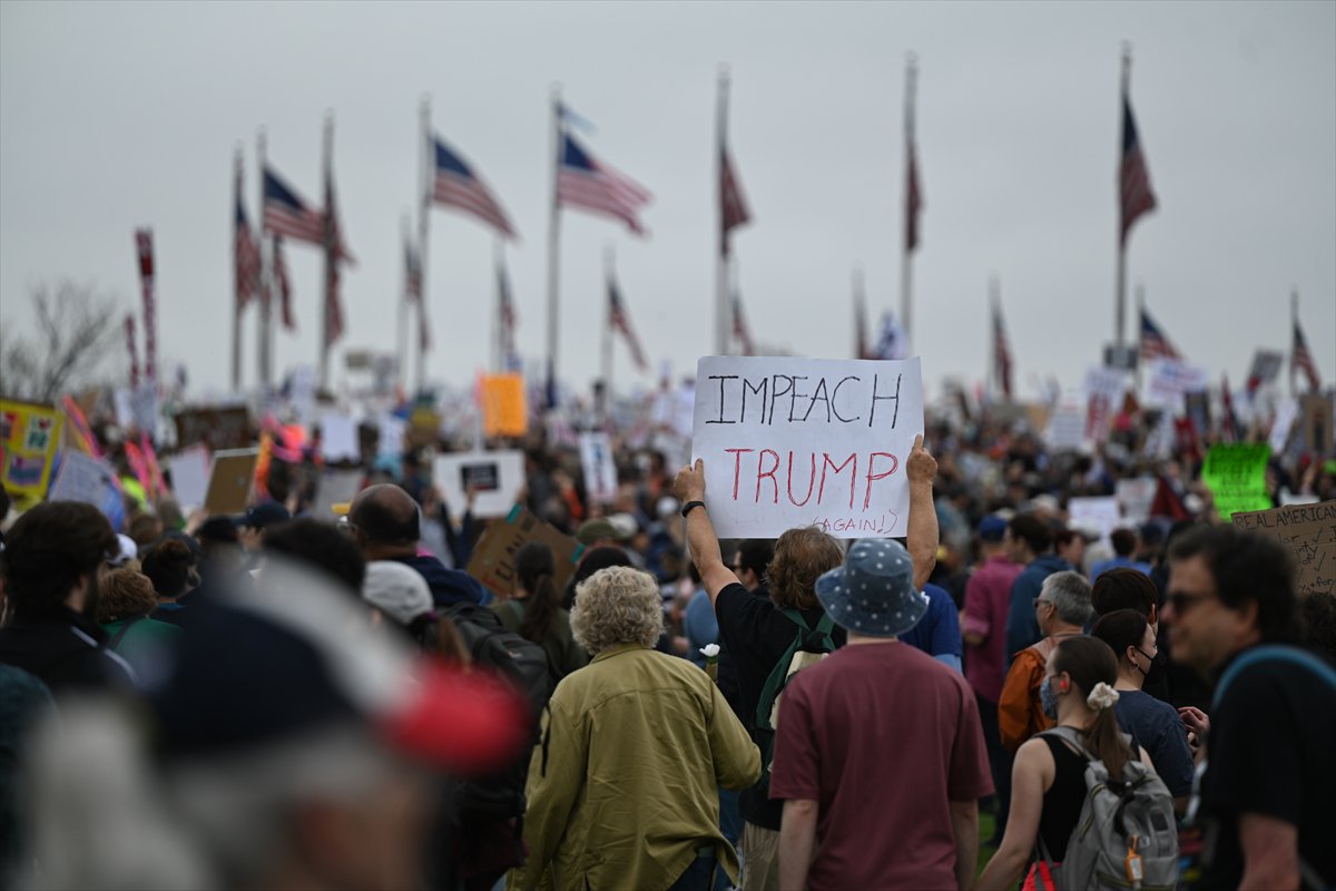 ABD genelinde Donald Trump yönetimine karşı protesto gösterileri gerçekleştirildi