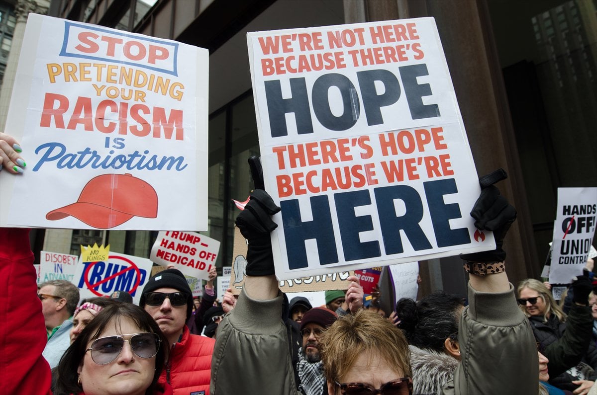 ABD genelinde Donald Trump yönetimine karşı protesto gösterileri gerçekleştirildi