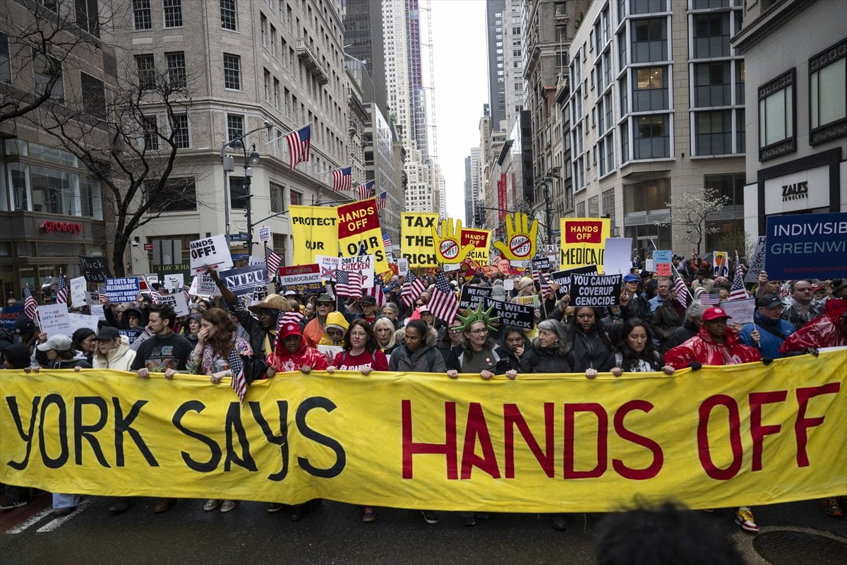 ABD genelinde Donald Trump yönetimine karşı protesto gösterileri gerçekleştirildi