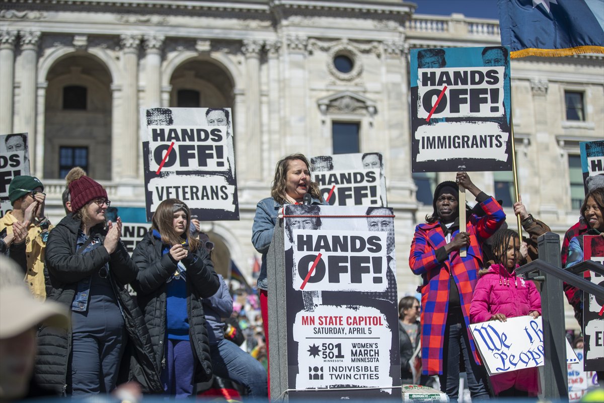 ABD genelinde Donald Trump yönetimine karşı protesto gösterileri gerçekleştirildi