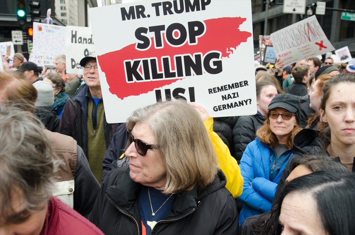 ABD genelinde Donald Trump yönetimine karşı protesto gösterileri gerçekleştirildi