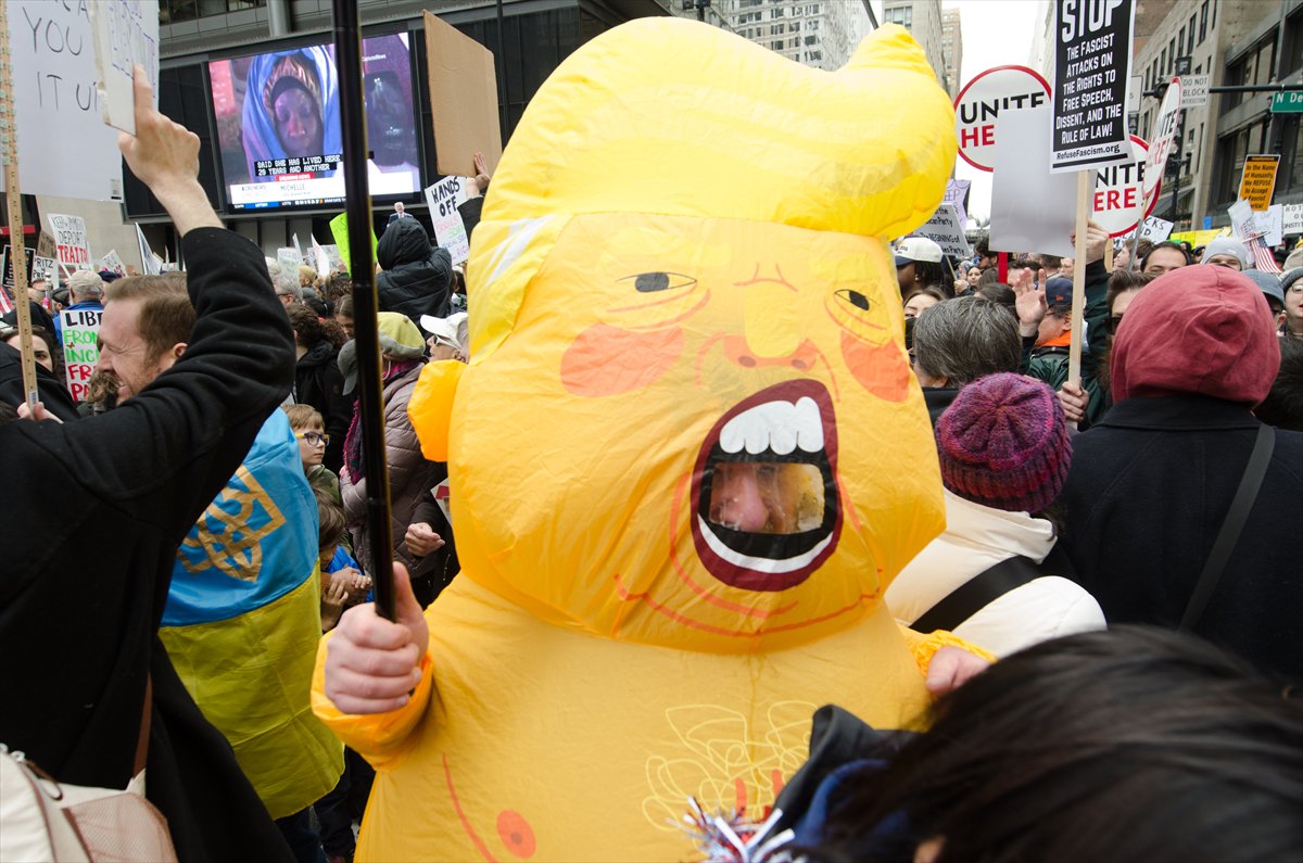 ABD genelinde Donald Trump yönetimine karşı protesto gösterileri gerçekleştirildi