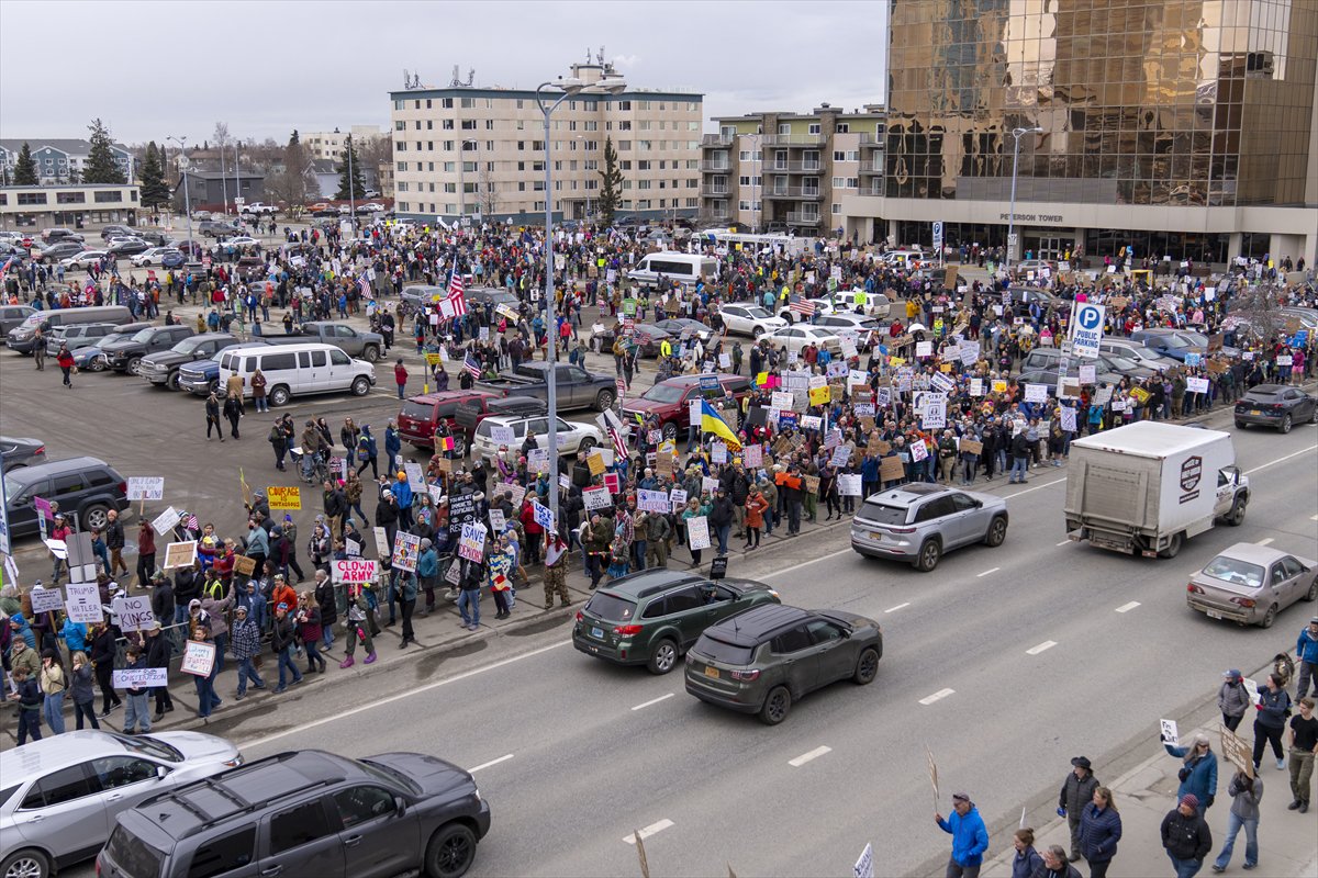 ABD genelinde Donald Trump yönetimine karşı protesto gösterileri gerçekleştirildi