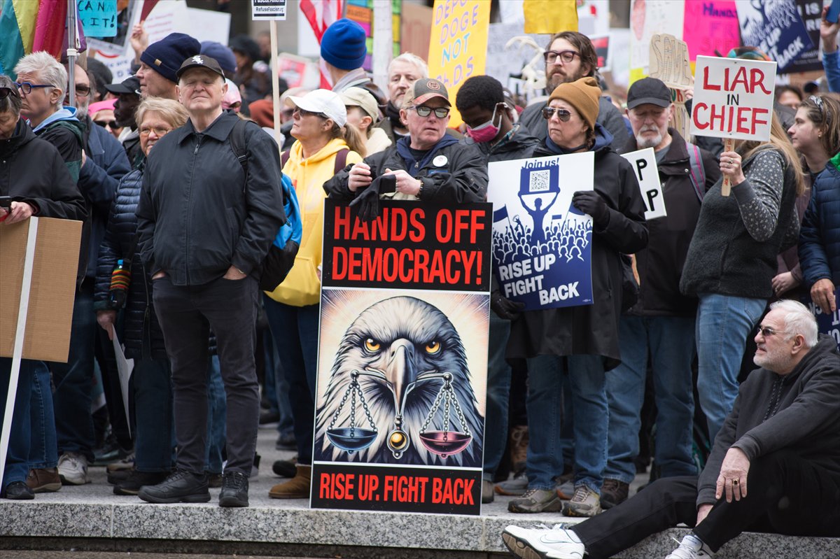 ABD genelinde Donald Trump yönetimine karşı protesto gösterileri gerçekleştirildi