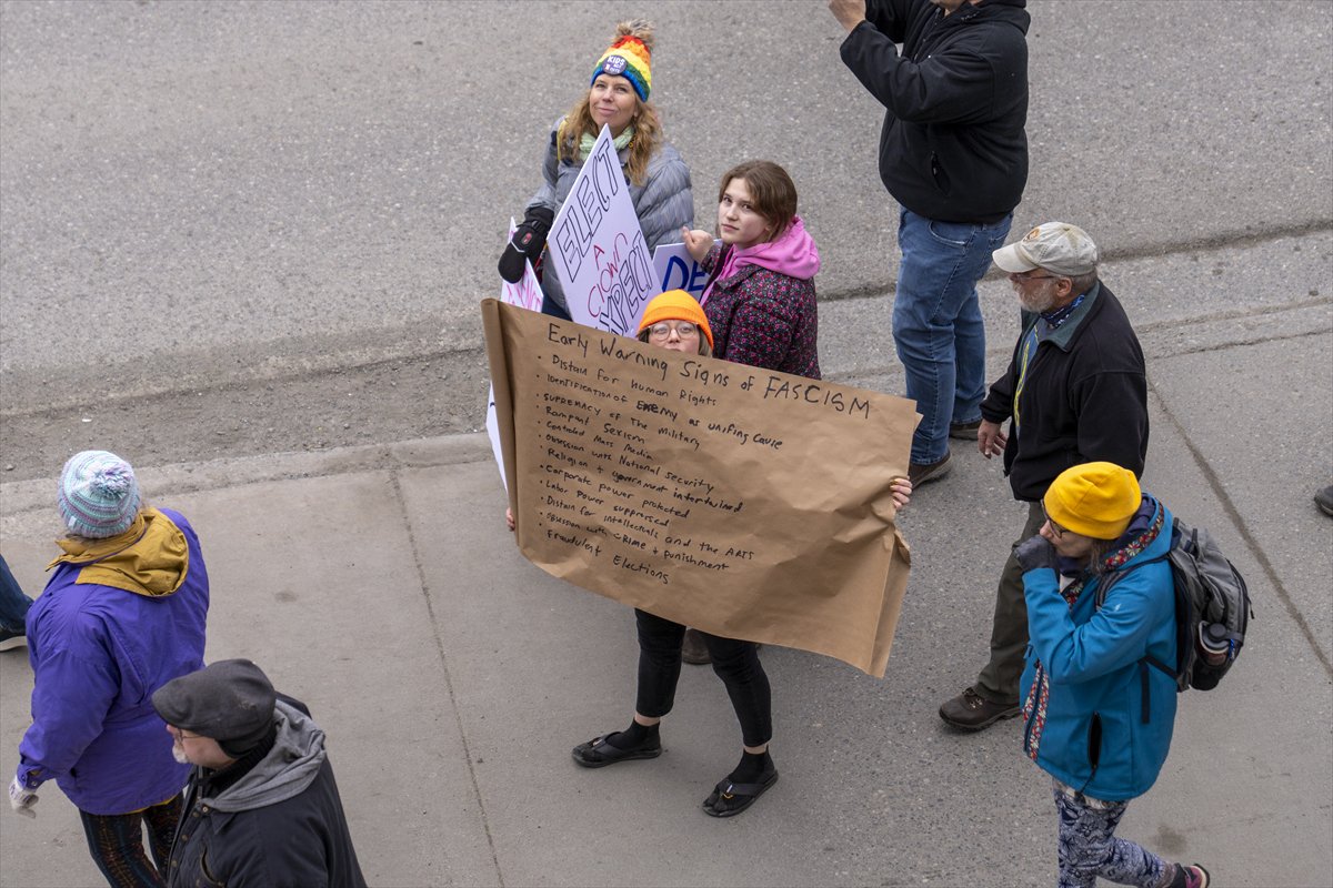 ABD genelinde Donald Trump yönetimine karşı protesto gösterileri gerçekleştirildi
