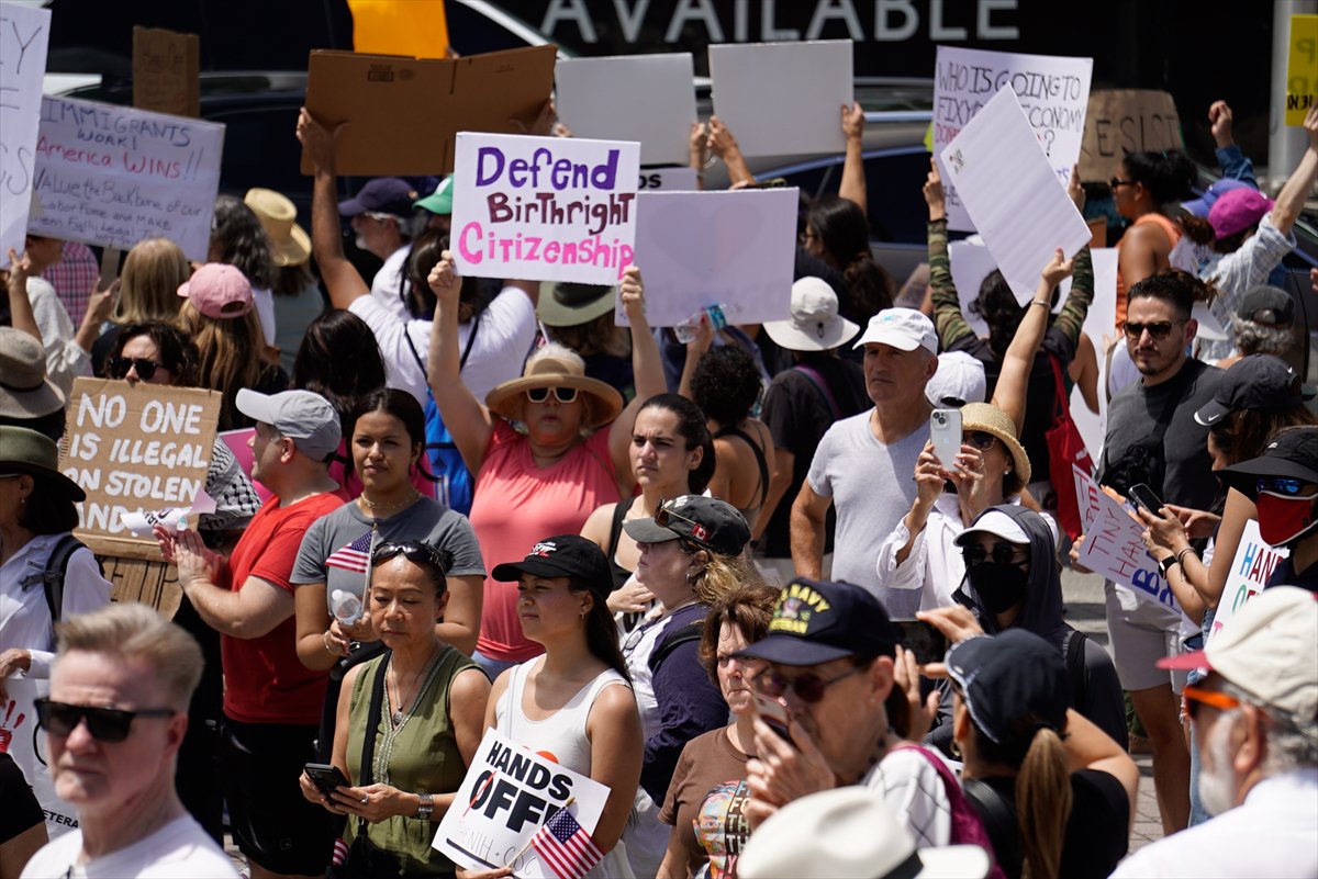 ABD genelinde Donald Trump yönetimine karşı protesto gösterileri gerçekleştirildi