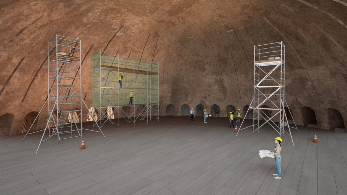 Ayasofya'nın ana kubbesinde tarihi restorasyon başlıyor