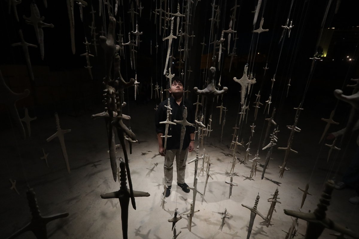 Suriye'de barışa duyulan özlem sanat yoluyla ifade ediliyor