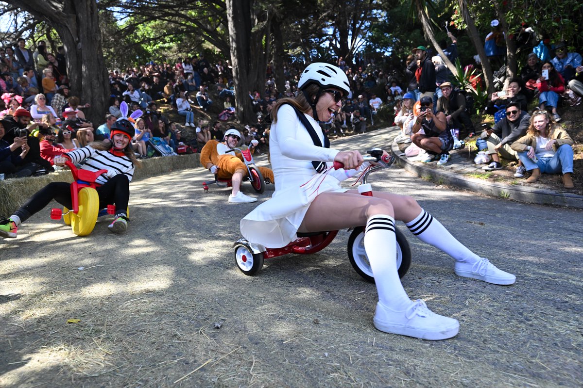 ABD'de Paskalya kutlamaları: Teker Yarışı etkinliği düzenlendi