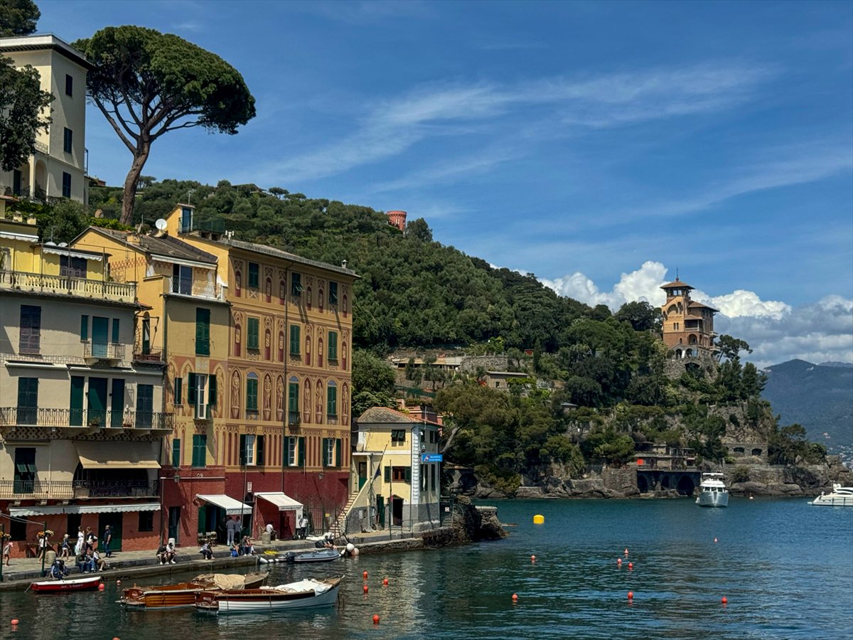 Renkli evleriyle Portofino