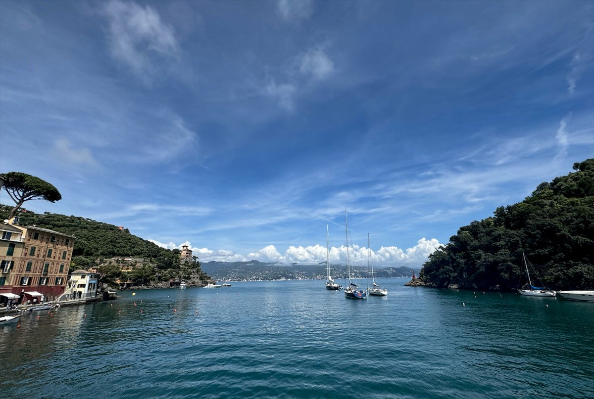 Renkli evleriyle Portofino