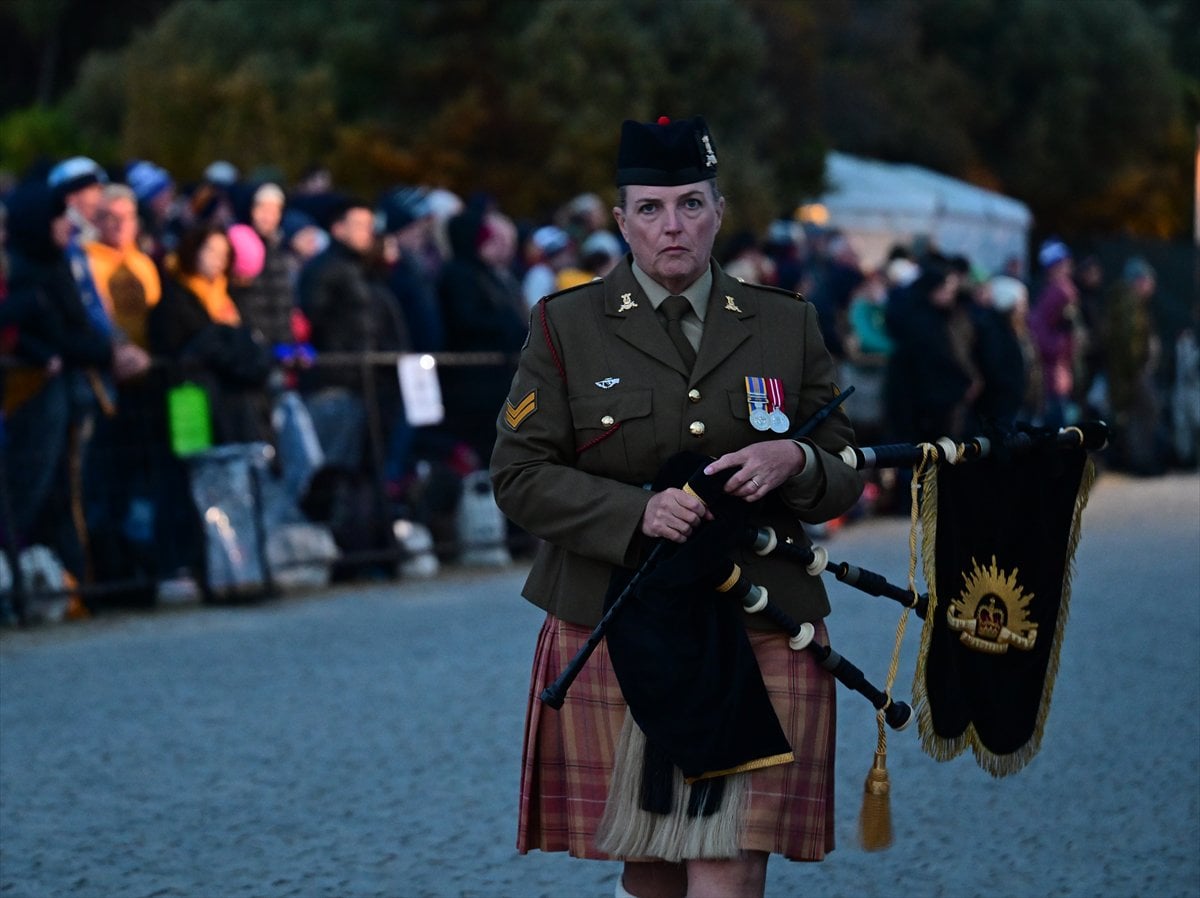 Çanakkale Anzak Koyu'nda "Şafak Ayini" yapıldı