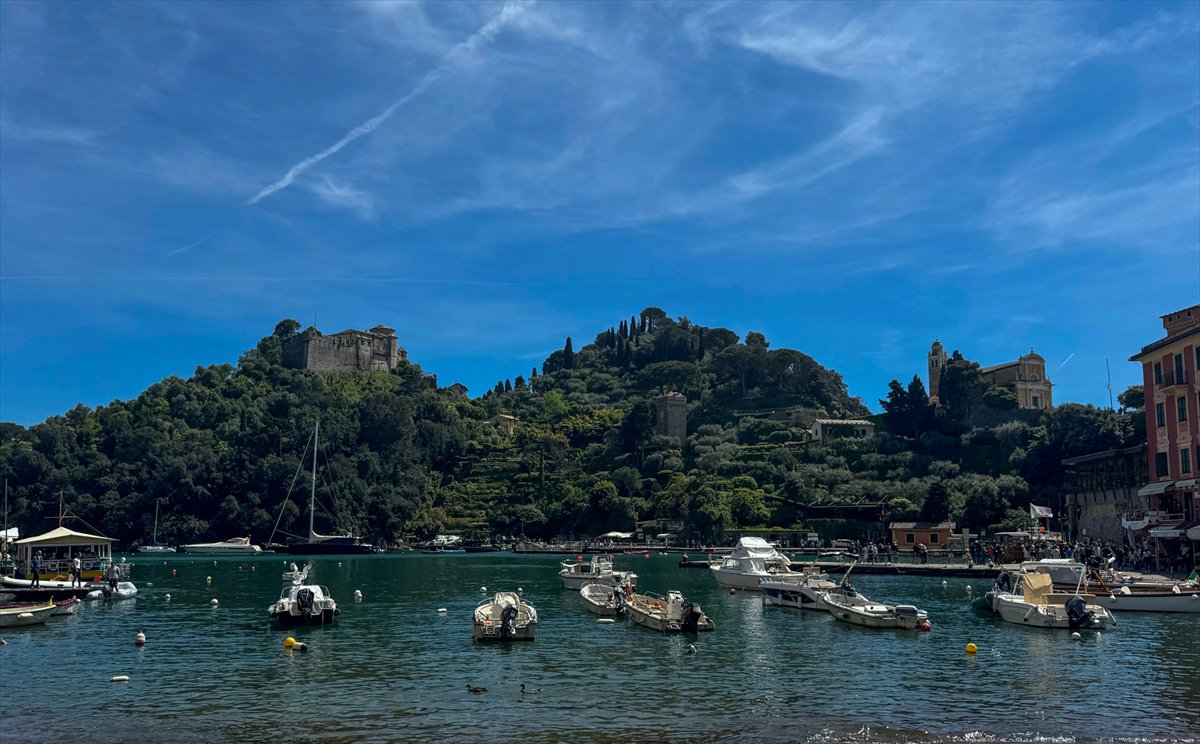 Renkli evleriyle Portofino