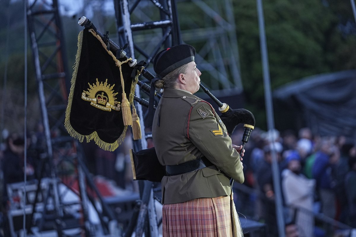 Çanakkale Anzak Koyu'nda "Şafak Ayini" yapıldı