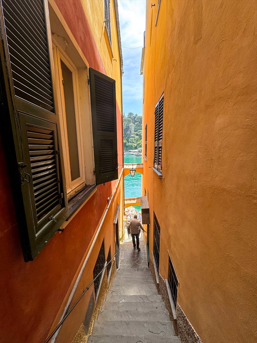 Renkli evleriyle Portofino