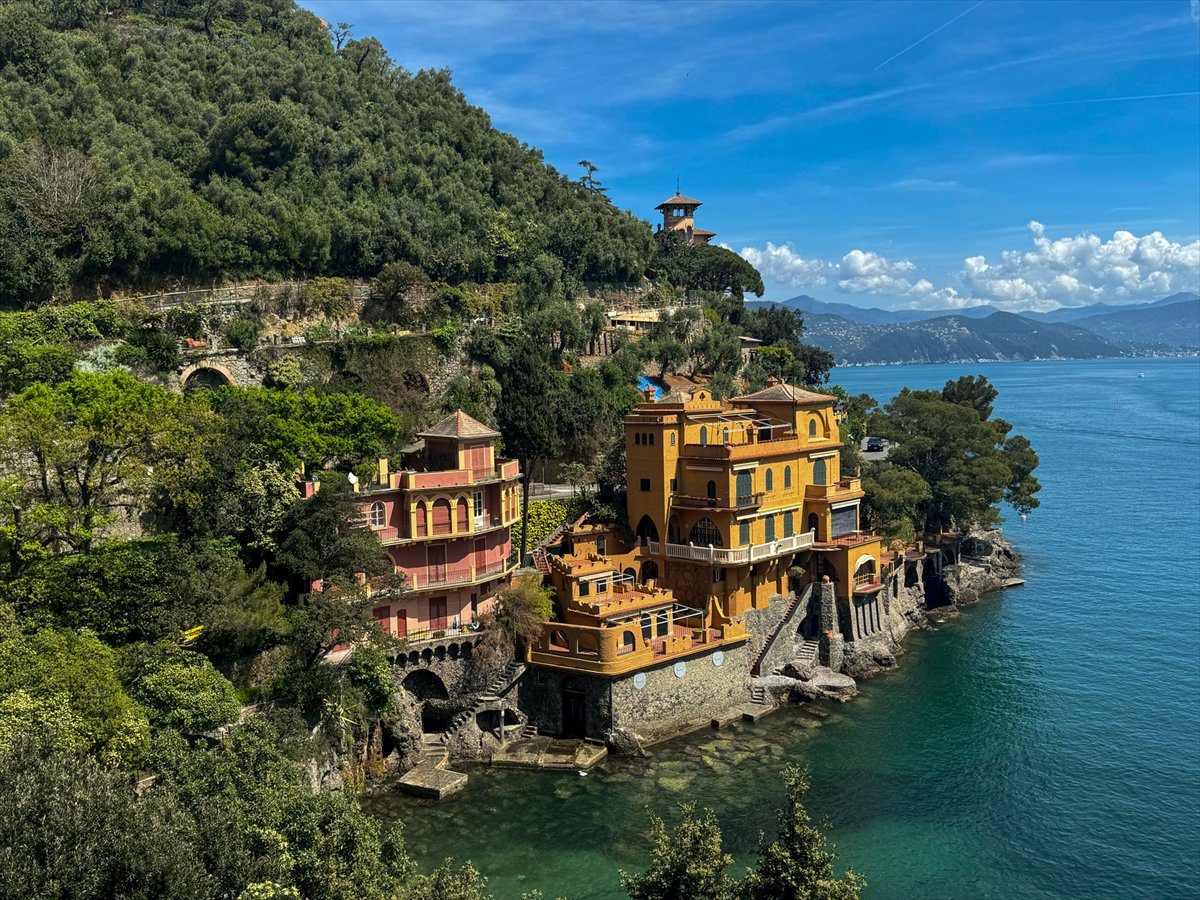 Renkli evleriyle Portofino