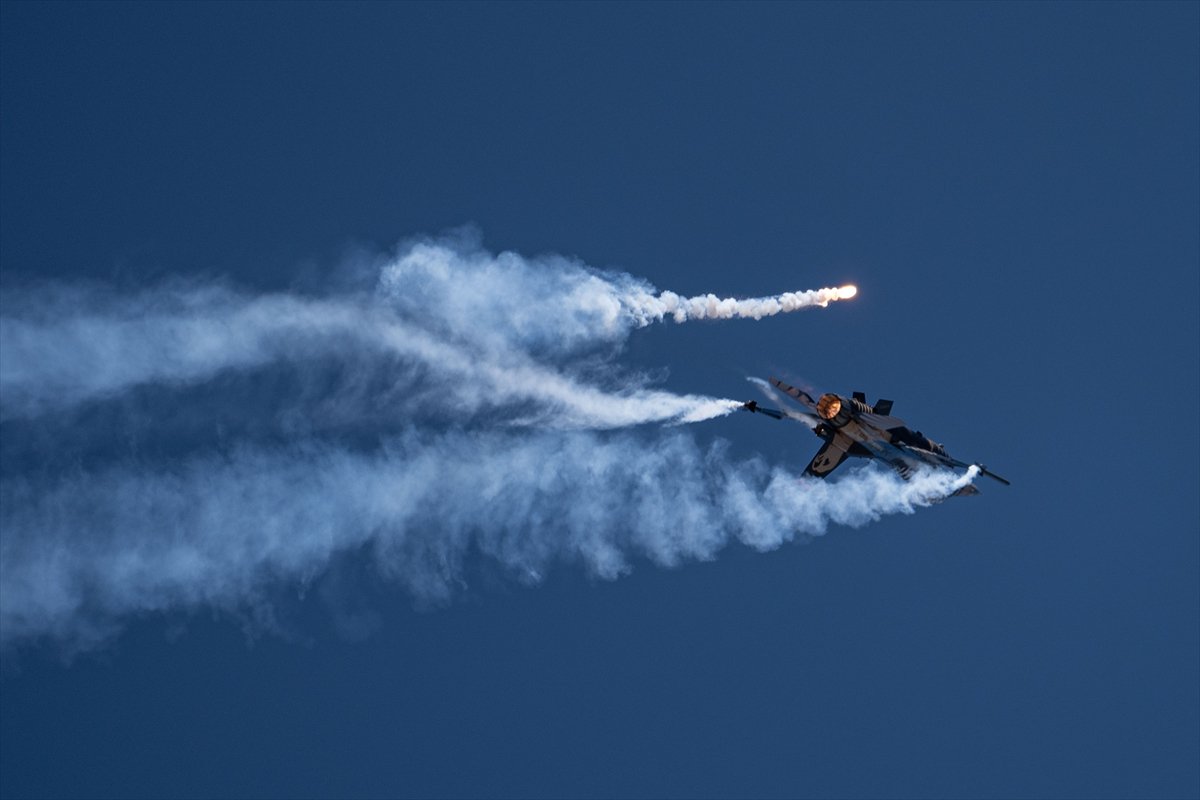SOLOTÜRK gösteri ekibi son olarak Erzurum'da görev aldı