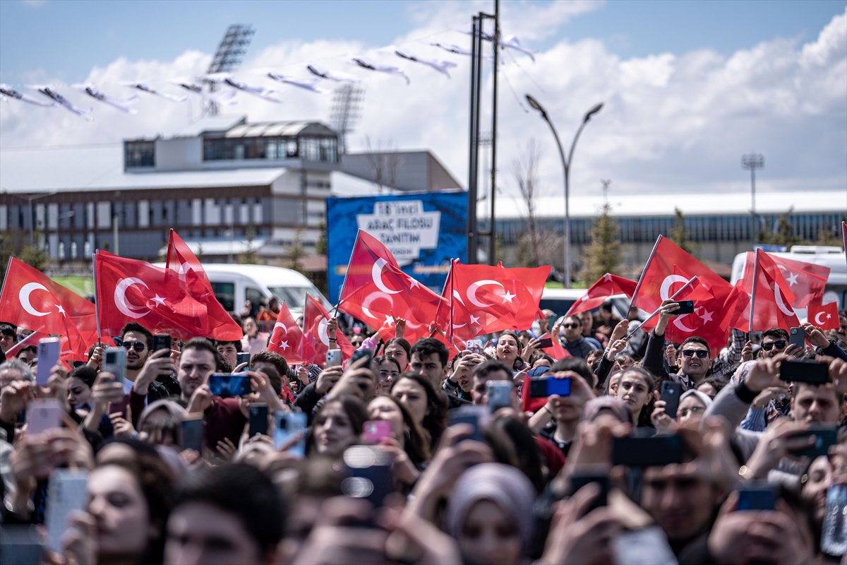 SOLOTÜRK gösteri ekibi son olarak Erzurum'da görev aldı