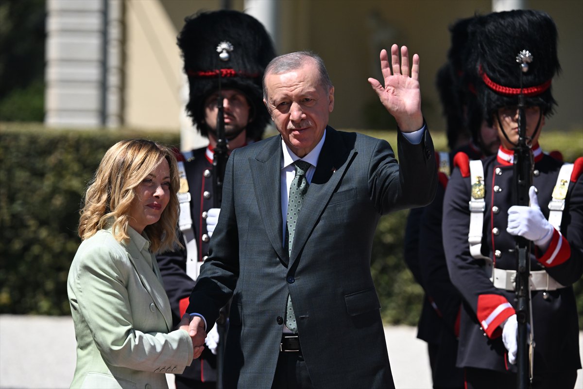 Cumhurbaşkanı Erdoğan İtalya'da