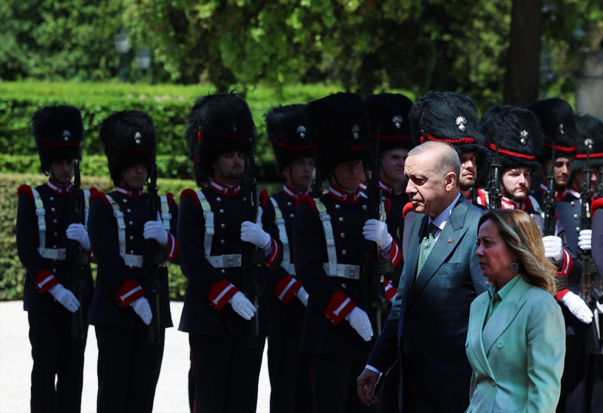 Cumhurbaşkanı Erdoğan İtalya'da