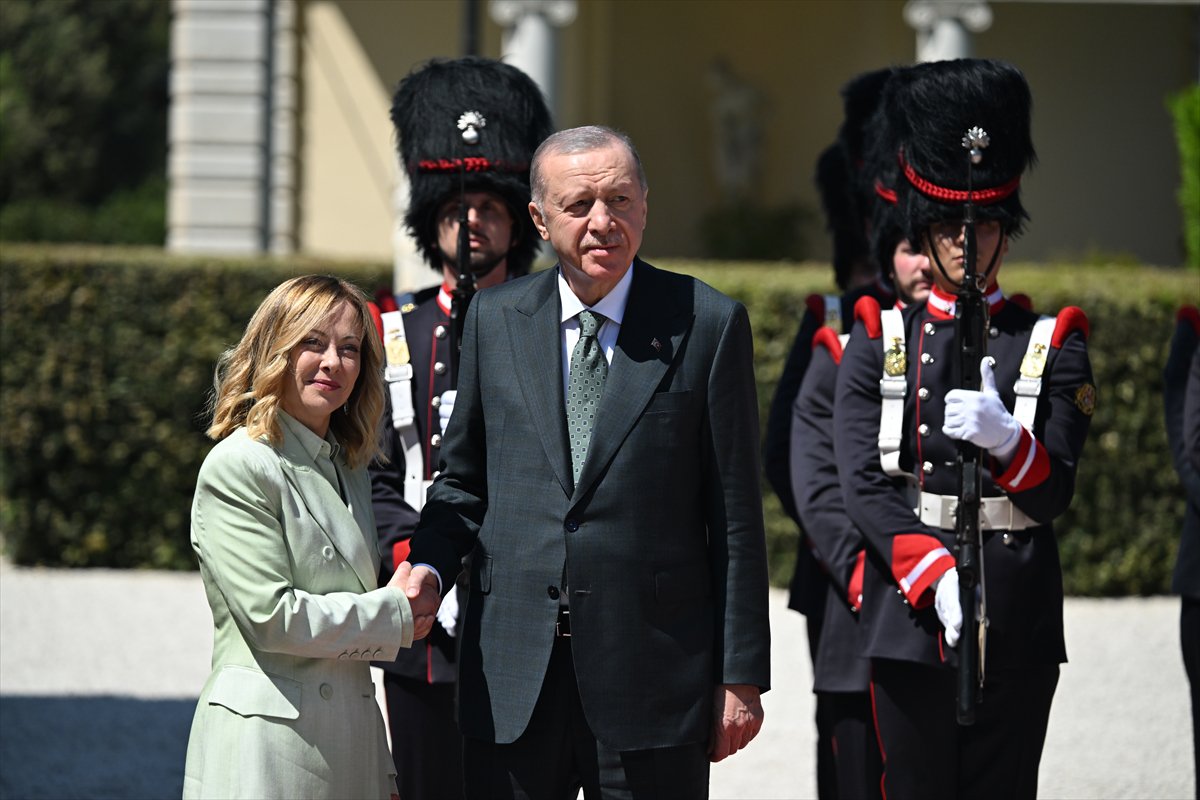 Cumhurbaşkanı Erdoğan İtalya'da