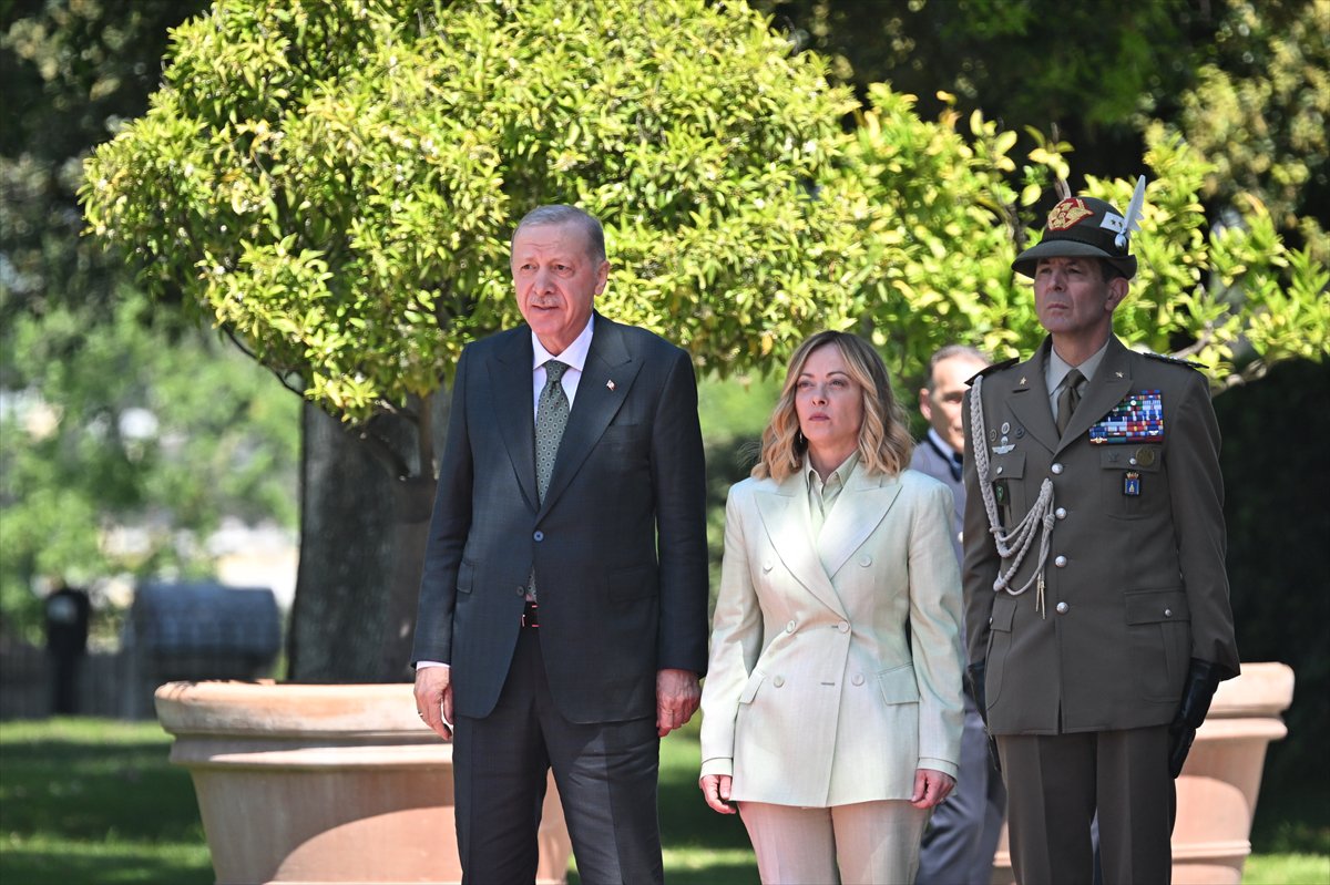 Cumhurbaşkanı Erdoğan İtalya'da