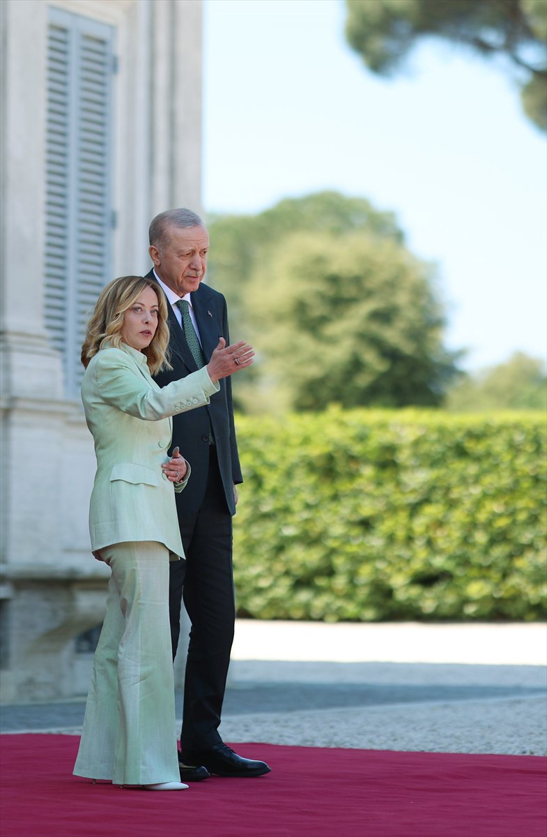 Cumhurbaşkanı Erdoğan İtalya'da