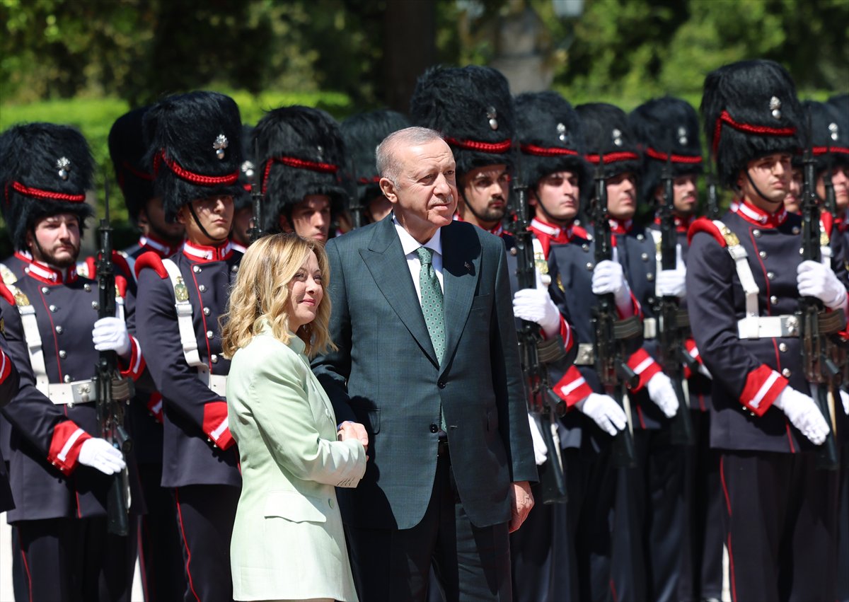 Cumhurbaşkanı Erdoğan İtalya'da