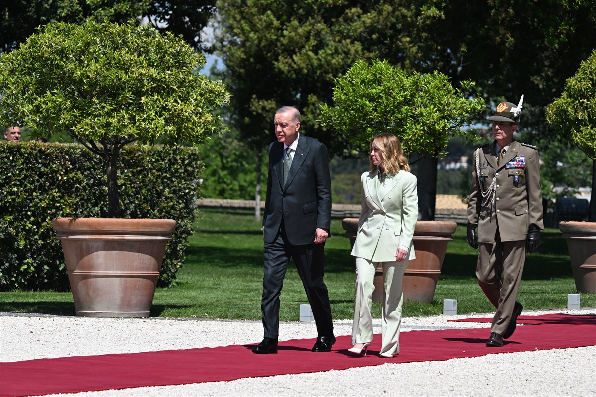 Cumhurbaşkanı Erdoğan İtalya'da