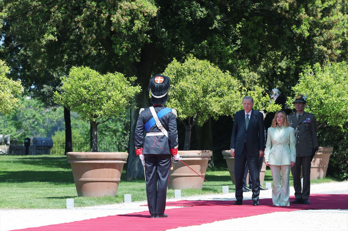 Cumhurbaşkanı Erdoğan İtalya'da