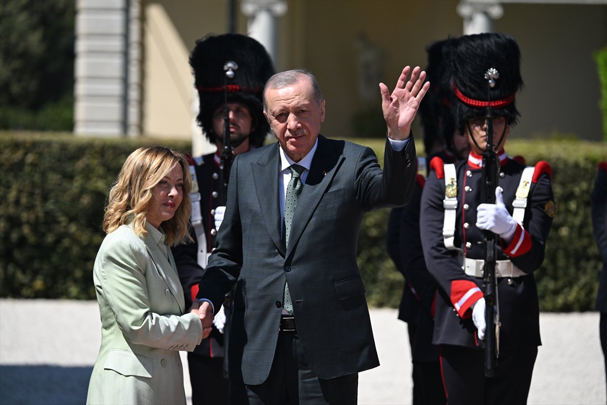 Cumhurbaşkanı Erdoğan İtalya'da