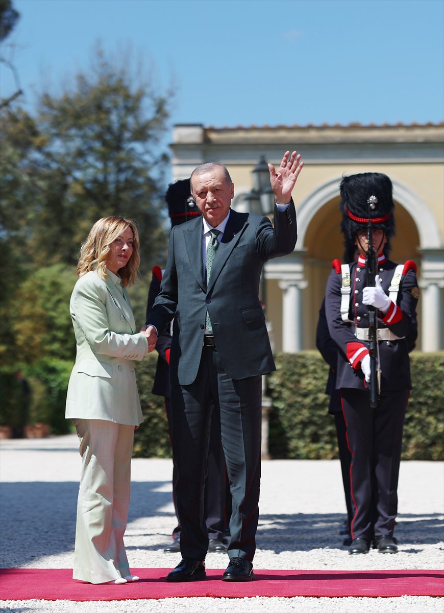 Cumhurbaşkanı Erdoğan İtalya'da